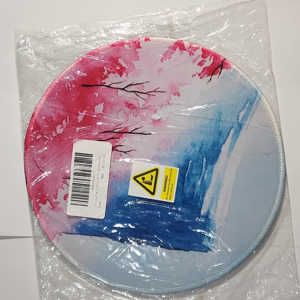 Travel Mouse Pad - Blue/Red